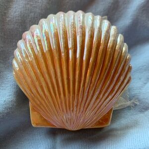 Seashell trinket box. Or it can be used as a Christmas tree decoration.